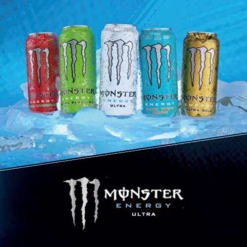 Monster Energy Monster Ultra Energy Drink, 9 x 500ml 1