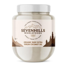 1L Organic Extra Virgin Raw Coconut Oil (Cold-Pressed), Recyclable Plastic Tub, For Cooking, Baking, Skin Moisturiser, Hair Conditioner