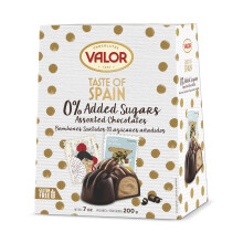Sugar Free Chocolate Truffles - Taste of Spain Praline Truffle Chocolate Box, Celiacs and Diabetic Chocolates, Gluten Free - A Perfect Chocolate Gift,