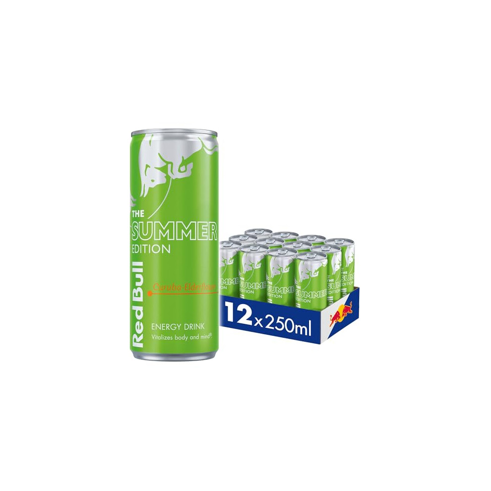 Red Bull Energy Drink Summer Edition Curuba-Elderflower, 250Ml X 12 - Image 2