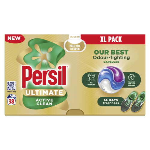 Persil Ultimate Active Clean Washing Capsules 38 washes 1