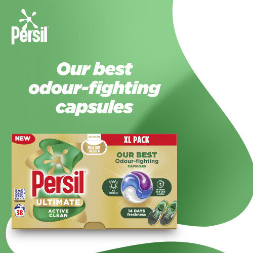 Persil Ultimate Active Clean Washing Capsules 38 washes 2