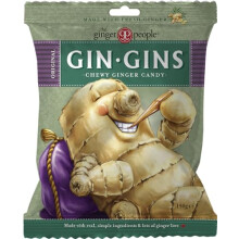 The Ginger People Gin Gin Original Chewy Candy Bag 150 g, Pack of 1