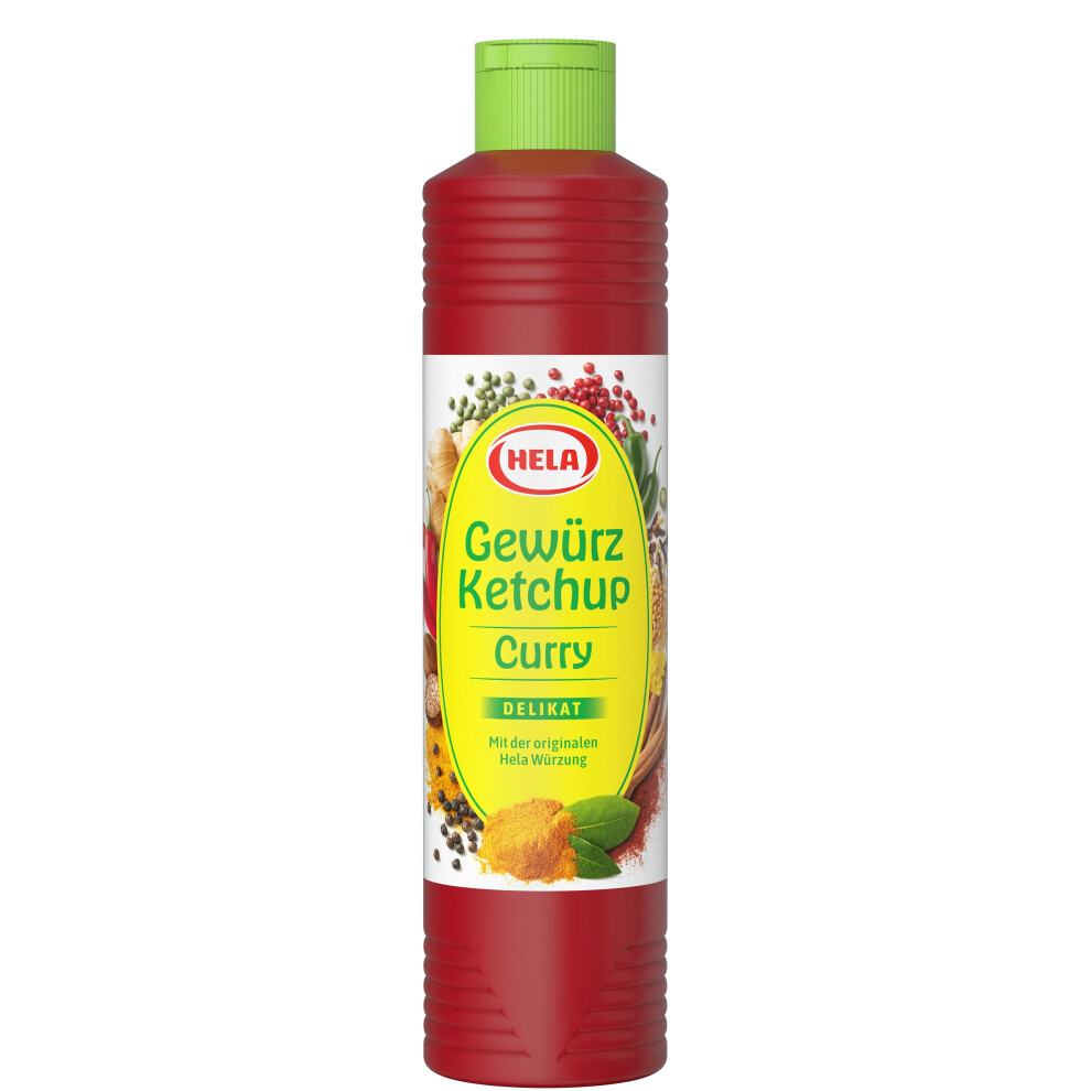 Dfb Hela Tomato Ketchup Curry Delikat 800Ml - Imported By