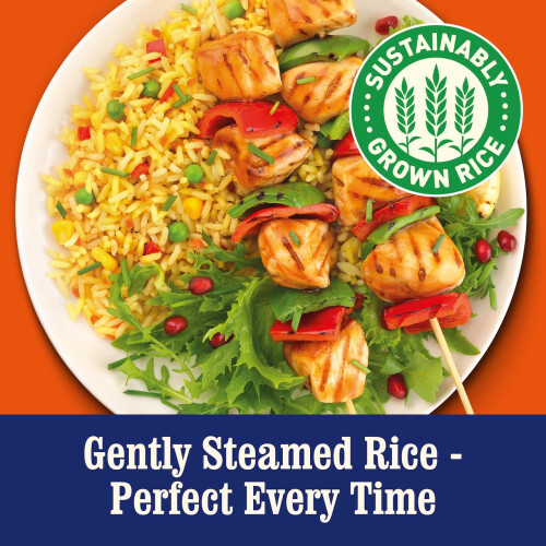 Golden Vegetable Microwave Rice, Bulk Multipack 6 x 220g pouches 2