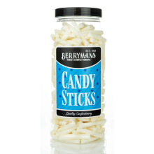 Original Pineapple Flavour Candy Sticks Retro Sweets Gift Jar by Berrymans Sweet Shop - Classic Sweets, Traditional Taste.