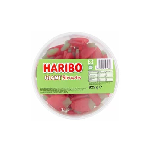 Haribo Haribo Giant Strawbs 825g Tub 2