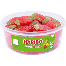 Haribo Giant Strawbs 825g Tub