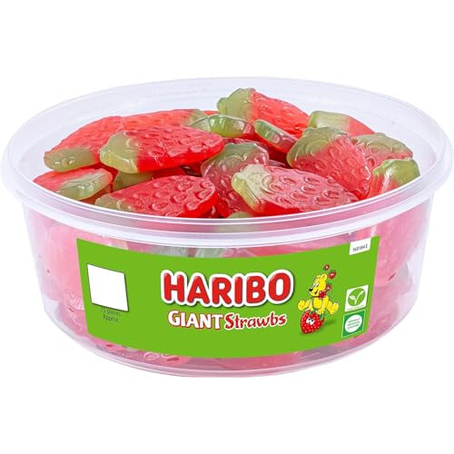Haribo Haribo Giant Strawbs 825g Tub