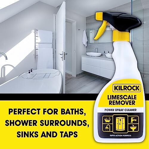 2 x Limescale Remover, Power Spray Cleaner, 500ml 2