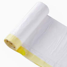 Bin Bags Heavy Duty Bin Liners Bin Bags 50L Swing Bin Liners Strong Pedal Drawstring Bin Bags with Tie Handle Unscented 1 Roll, 20 Counts in All