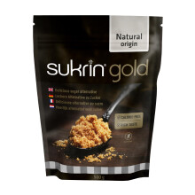 Gold - Natural Brown 1:1 Sugar Substitute with Erythritol and Stevia, Zero Calorie Sweetener for Keto and Low Carb Diets, 500 g