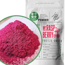 Freeze Dried Raspberry Powder | 100% Pure Fruit Powder | Natural Freeze-Dried Raspberries Milled to Powder | Fresh to Use for Baking Cooking Smoothie