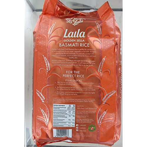 Golden Sella Basmati Rice Long Grain Naturally Aged 5kg 1