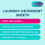 Dr Beckmann Laundry Detergent Sheets NON-BIO | SPRING FRESH |MAGIC LEAVES | Pre-dosed | 50 sheets 3