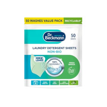 Laundry Detergent Sheets NON-BIO | SPRING FRESH |MAGIC LEAVES | Pre-dosed | 50 sheets