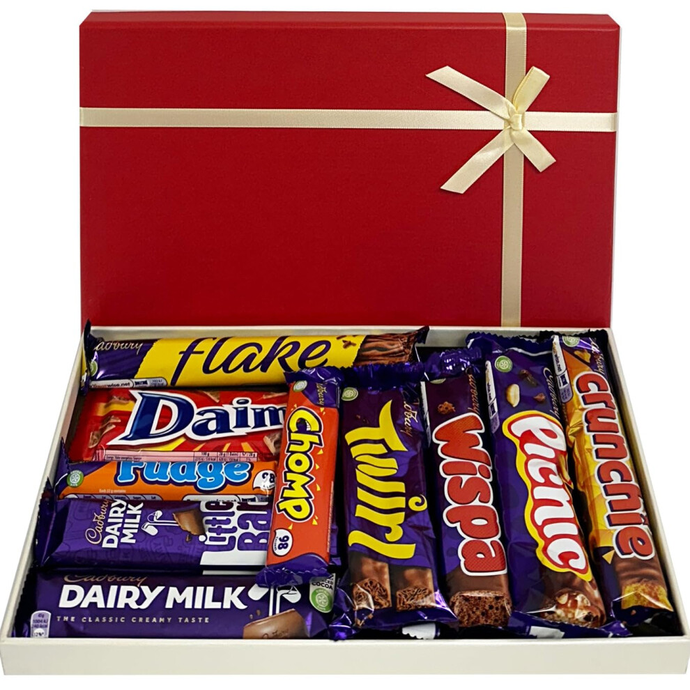 Easter Chocolate Gift Box With Chocolate Neapolitans Wispa Dairymilk Flake Crunchie and more