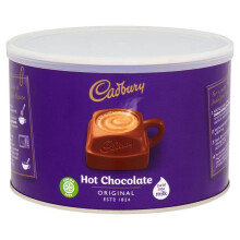 Cadbury Hot Chocolate Original Instant Drinking Hot Chocolate Powder Coated on Truffles, Cakes Milkshakes 1kg Tin | FREE CHRISTMAS SWEETS WITH EVERY