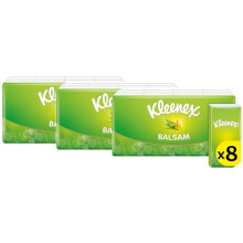 Balsam in HAndy Pocket PAck Tissues Balm Tissues Protect and Soothe Your Nose when You've Got a Cold Balmcare with Aloe Vera, Vitamin E and Calendula