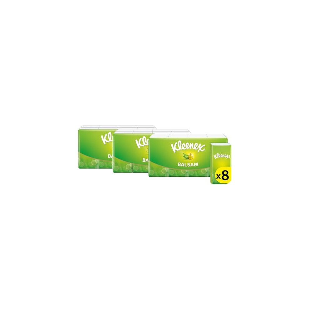 Balsam in HAndy Pocket PAck Tissues Balm Tissues Protect and Soothe Your Nose when You've Got a Cold Balmcare with Aloe Vera, Vitamin E and Calendula