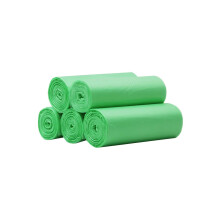 Bin Bags Small Biodegradable Compostable Food Waste Can Liners 8L Green Compatible HUAPPNIO Hanging Rubbish Bins