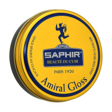 Saphir Amiral Gloss - Cirage-cire pour chaussures en cuir, effet miroir, haute brillance, pour chaussures de ville - Fabriqu    en France - 50 ml -