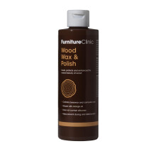 Wood Wax & Wood Polish (250 ml) - Orange Scented Polish Great for Finished or Unfinished Wood, All Natural Furniture Polish That Adds a Protective