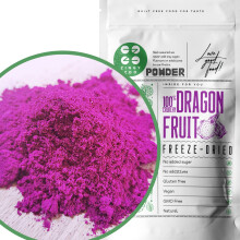 Freeze Dried Fruit Powder Pink Pitaya Powder | Pink Smoothie Powder | Red Dragon Fruit Powder Smoothie Mix | Raw Vegan Made Dragon Fruit Fresh Cake