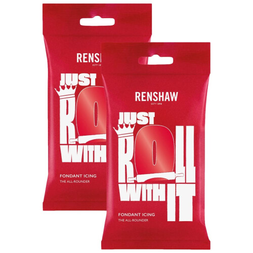 Poppy Red Ready to Roll Icing 500g (Multipack 2X 250g)