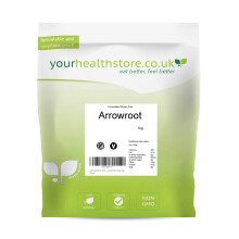 Premium Unmodified Gluten Free Arrowroot Powder White, 1 kg (Pack of 1)