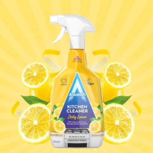 Astonish Kitchen Cleaner. Zesty Lemon Triple Pack (3 x 750ml) 1