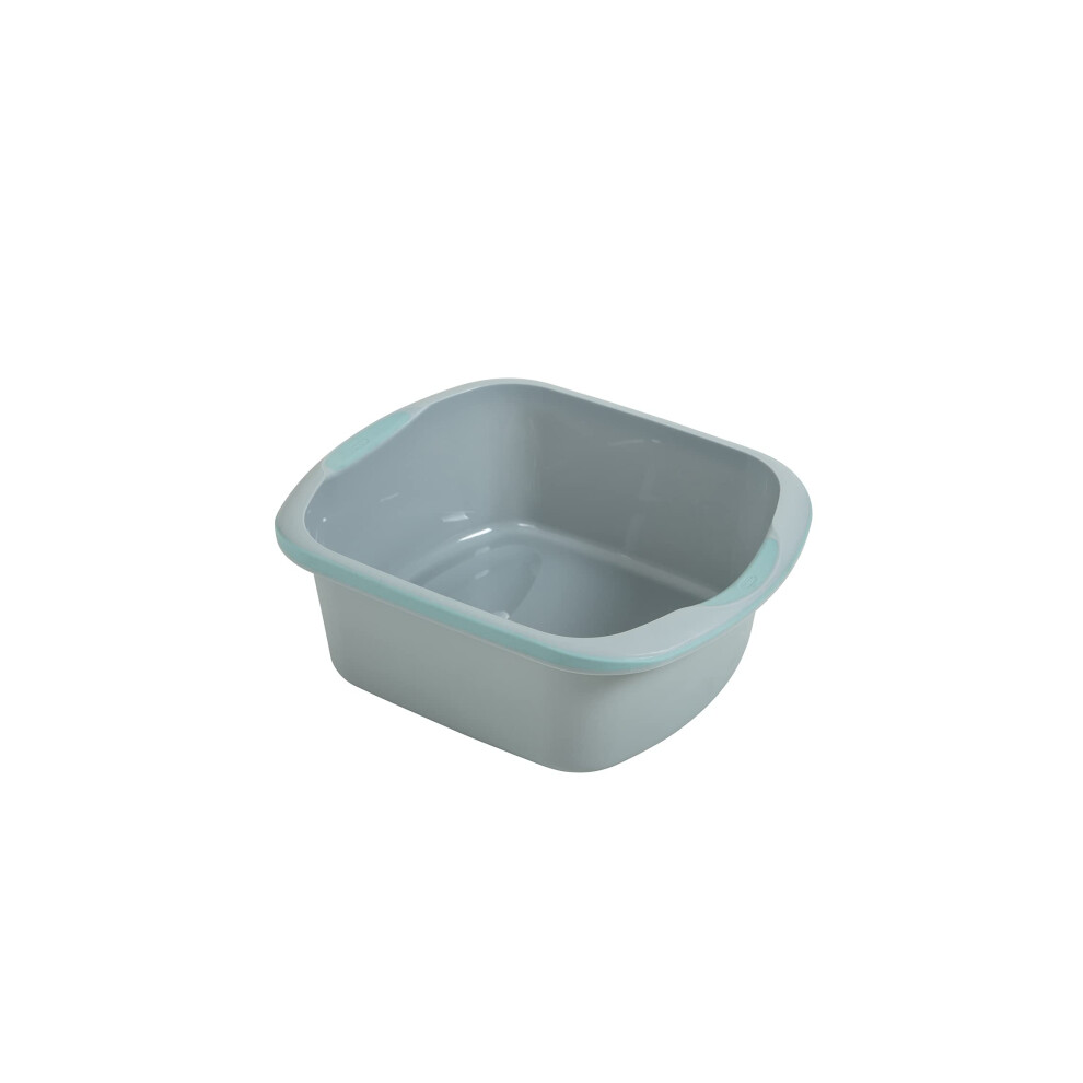 Premium Soft Grip Large Rectangular Washing Up Bowl, 9.5 litre, Tranquil Haze