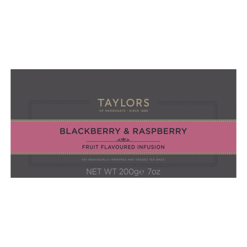BlackBerry and Raspberry Enveloped Tea Pack 100s 1