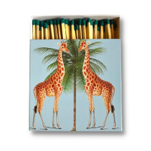 Home Luxury Gift Long Safety Matches I Stylish Giraffe Design Square Matchbox