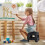 9 inch Folding Step Stool Lightweight Foldable Stool Plastic Stool for Kids,Foldable Step Stool for Adults,Non Slip Folding Stools,Heavy Duty Step 8