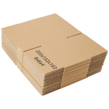 203 x 152 x 102mm Small Single Wall 8x6x4" Shipping Mailing Postal Gift Cuboid Cardboard Boxes (Pack of 25)