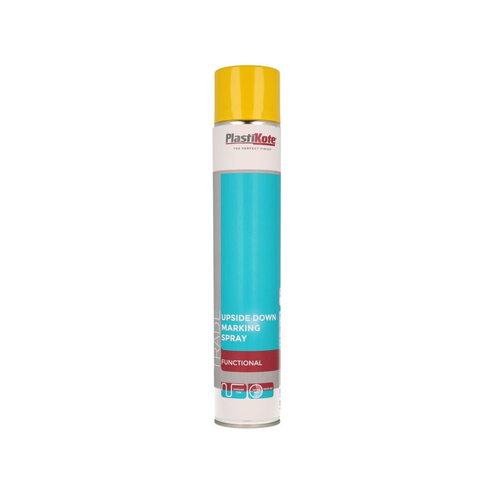 Trade Upside Down Marking Spray Paint Yellow 750Ml