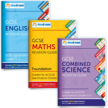 GCSE English, Maths (Foundation) & Science Revision Guide Pack - Includes Digital Editions with 2,000+ English, Maths and Science assessment questions