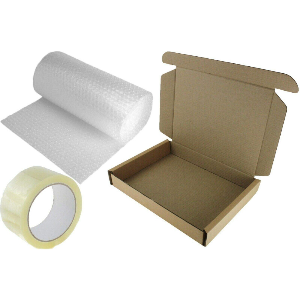 Photos - Other Office Equipment 1x Laptop Shipping Postal Box 47x31x6cm Strong Safe + 3m Bubble WRAP + Packing Tape
