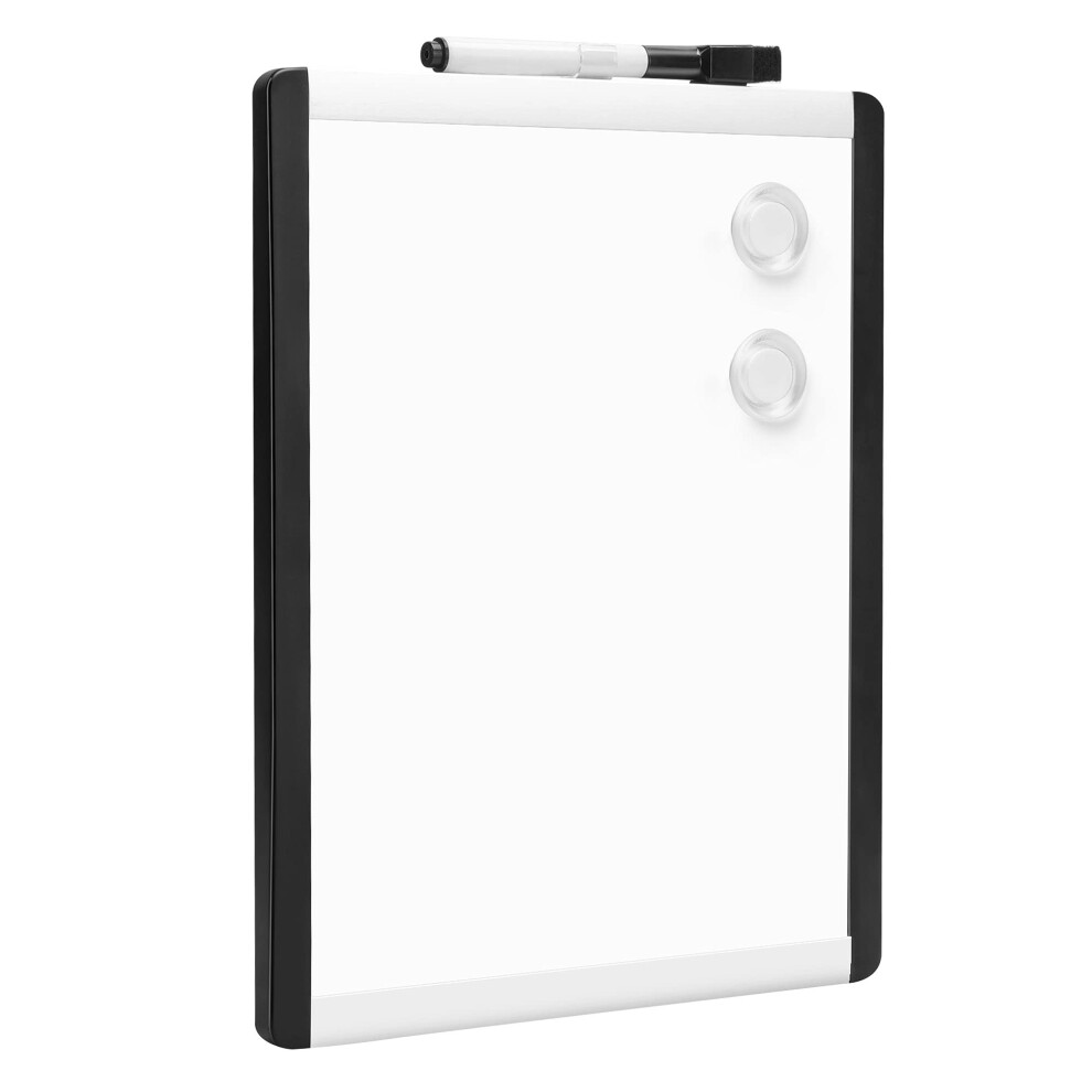 Magnetic Dry Erase Board, plastic/aluminium frame, White, 21.6 cm x 28 cm