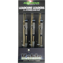 Leadcore Leaders Hybrid Lead Clip QC Swivel : Gravel