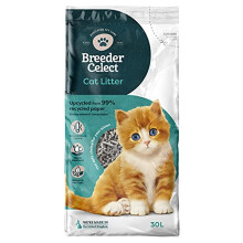 Recycled Paper Cat Litter, 30 L (Pack of 1)