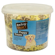 Puppy Bones Dog Treat Biscuits in a 3ltr Bucket (approx 1070 biscuits)