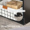 Homcom HOMCOM 120cm Computer Desk Bookshelf Writing Table 6 Shelves Black 4