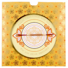 (Yellow) Rakhi Card Fancy Raksha Bandhan Greeting Card with Rakhi Thread Dora Wrist Band