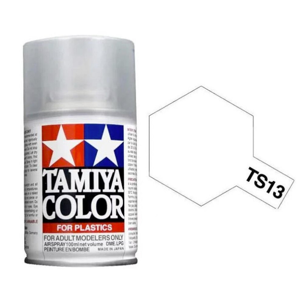 TAMIYA TS-13 Clear 100ml Plastic Model Kit Spray Paint 85013