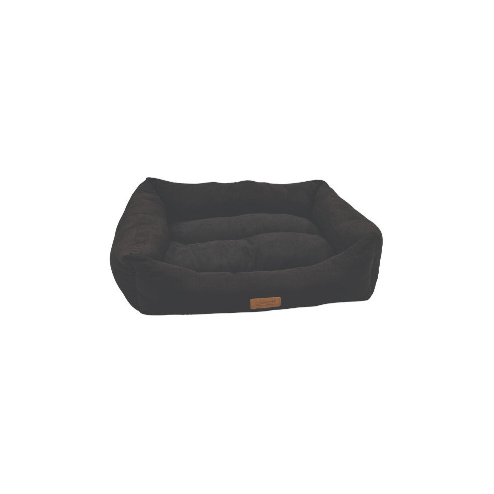 Hugglepets (Small - 60 X 50Cm) Luxury Dog Lounger - Black