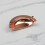 (76mm Cup	) Satin Copper Kitchen Handles Half Moon Cup & Knobs 8