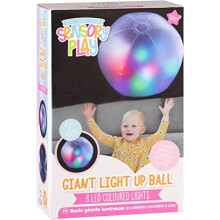 Sensory Play Giant Light Up Sensory Ball See Through Ball With LED Lights