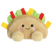 AURORA, 33690 Palm Pals Fiesta Taco Soft Toy, Brown, 5In - Plush Soft Toy